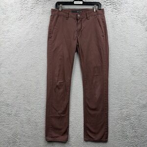 Krew Pants Mens 30x30 Tan Chino KSlim Cotton Button Fly Y2K Skate Sportcore